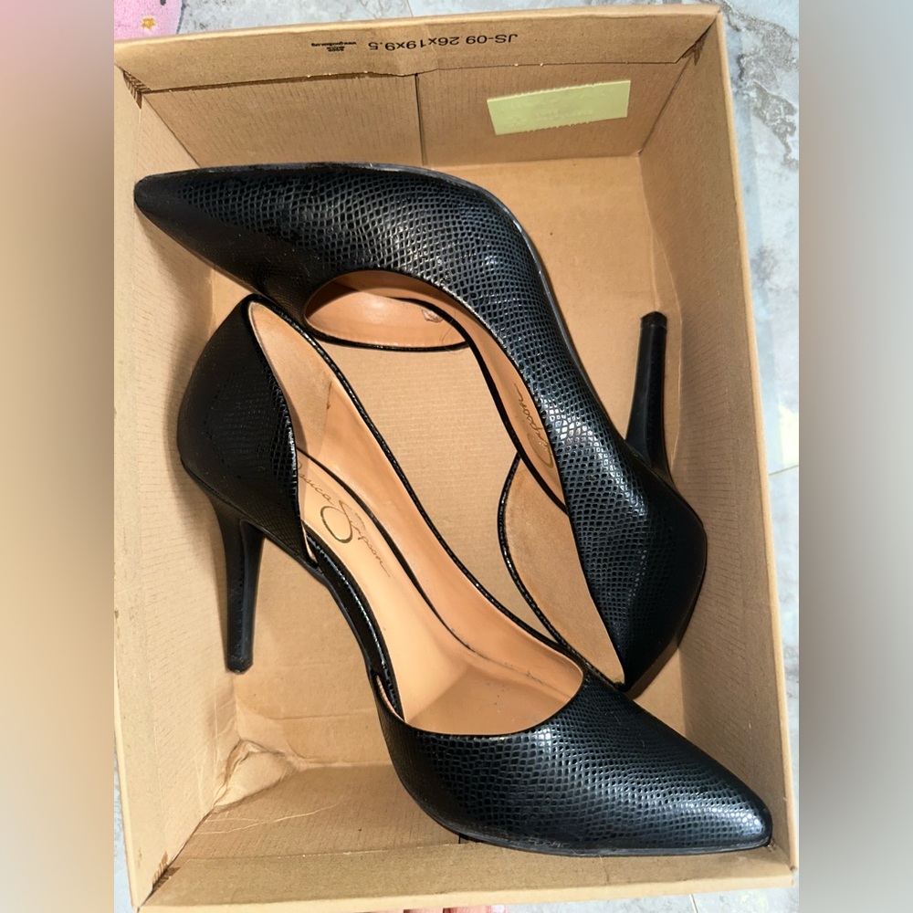 Elegant Black Stiletto Heels